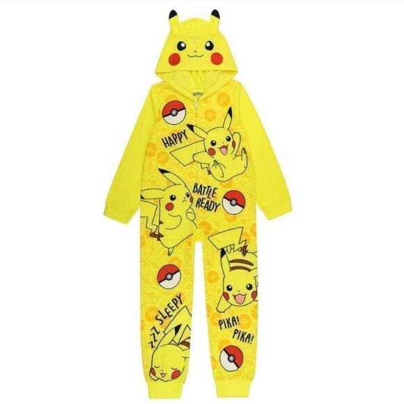 Pokémon Pikachu Pajama Onesie - Picture 1 of 1
